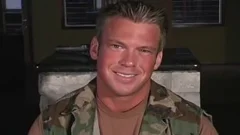 Hunky Army man Masturbates
