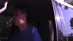 Landon Matthews Rubs And Takes A dark knob
