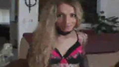 tranny In Fishnet Handles Two weenies tranny porn trannies t-girl porn sheboys ladyboy ladydudes ts t