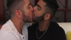 gay Male giving a kiss