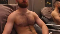 sexy Bearded guy Strokes His weenie