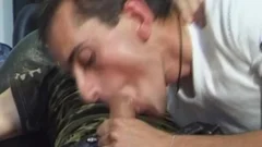 boy Sucks Boyfriends enormous penis On The Sofa