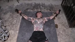 Male Solo bondage