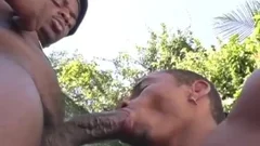 sweet dark Cop butt copulates naughty ebony