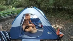 Tent By The Lake