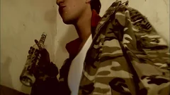Nikandro's Stiff Cock in John's Throat