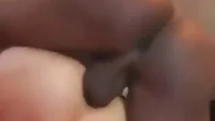 concupiscent Interracial couple pooper nailing