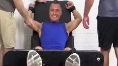 gracious Hunky Male Tommy gets tied Up And Toe Tickled Solid By A scarcely any Males