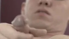twink jerks off before moving in new place