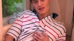 tasty Buckley twink cock Released From Trunks