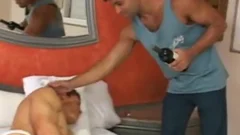 homosexual bushy dudes Buttfuck without A poke-rubber
