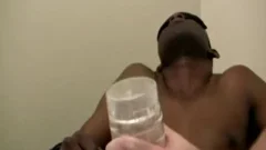 Muscled dark boy gets ramrod Toyed