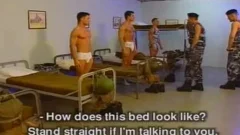 gay group bang In The Army Barracks
