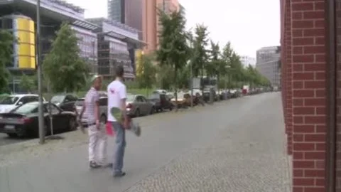 Two homosexuals fucking outdoors In The city