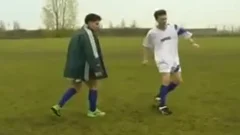 Two gay Football men In dirty banging Coition