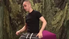 lusty guy Likes To jack off His penis Softly