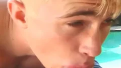 2 friends suck and make each other cum.