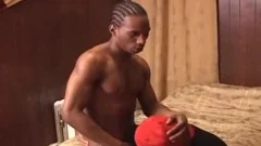 black homosexual guys Remy And Duke boneing On bed