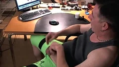 Wearing socks has a taste for fucking