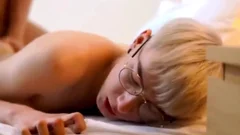 blonde Femboy gets pounded bare