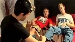 Jayden Gives Marcus And Colby A Foot Rub