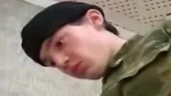 Army lad Getting His cock Swallowed