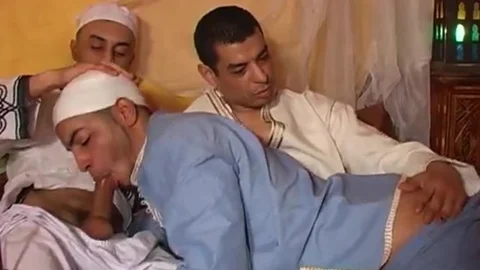 tasty Arabian trio! nice nice young Arab chap irrumation-job And Take Two impure ramdong