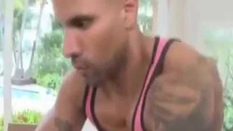 gay black Rubs Hunk Down During Erotic Massage