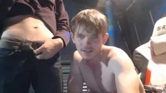 The Blond One Sucks The cock Of A daddy In Live And They Masturbate