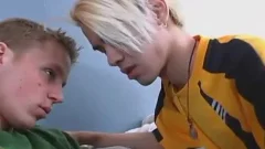 2 pretty skater guys suck and plow