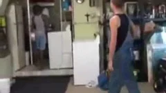 banged In Laundry Room