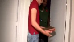 darksome fellow pounds White Pizza lad