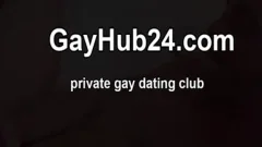 Interracial gay Porn. sperm On Face