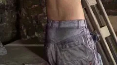 Twink boy swallow scene