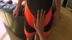gay boyz In Spandex Gear suck And poke Eachother