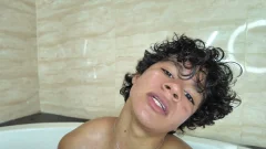 Latino Jock Flexes While Getting Rimmed Hard