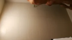 Chinese Hunk Solo Exercise before Masturbate