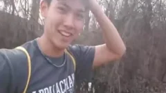 wicked oriental Lad Outdoor Masturbate Show