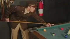 Soldiers Play Pool And Then \\'rack Each Others\\' Balls.