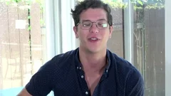 Johnny's jerking off In Kitchen