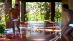 Interracial Pole Smoking Parade - Scene 3