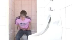 2 stunning East Euro teens pound naked In Public lavatory.
