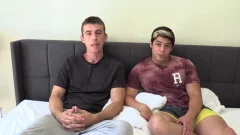 Rugged bushy Sweaty weenie Plays With Bi man! loves anal!