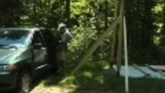 hiker Got Stuck By A Stranger In A Forest