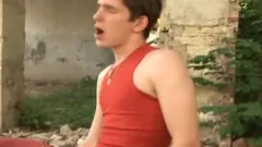 unprotected dong in his lusty curly pooper homosexual porn