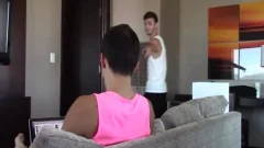 Vincent James bonks Roommate In The Shower.