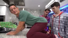 Daddy (Jax Thirio) Making Stepsons (Dakota Lovell) (Gabriel) happy On Christmas Eve