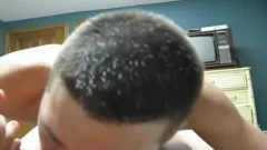 Interracial homosexual twinks plowing
