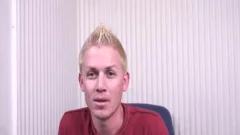 blond Mohawk chap gets gangbanged By darksome Thugs