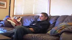 Next Door Male: Caleb's Couch-Cumming Conquest